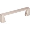 Jeffrey Alexander 96 mm Center-to-Center Satin Nickel Square Boswell Cabinet Pull 177-96SN